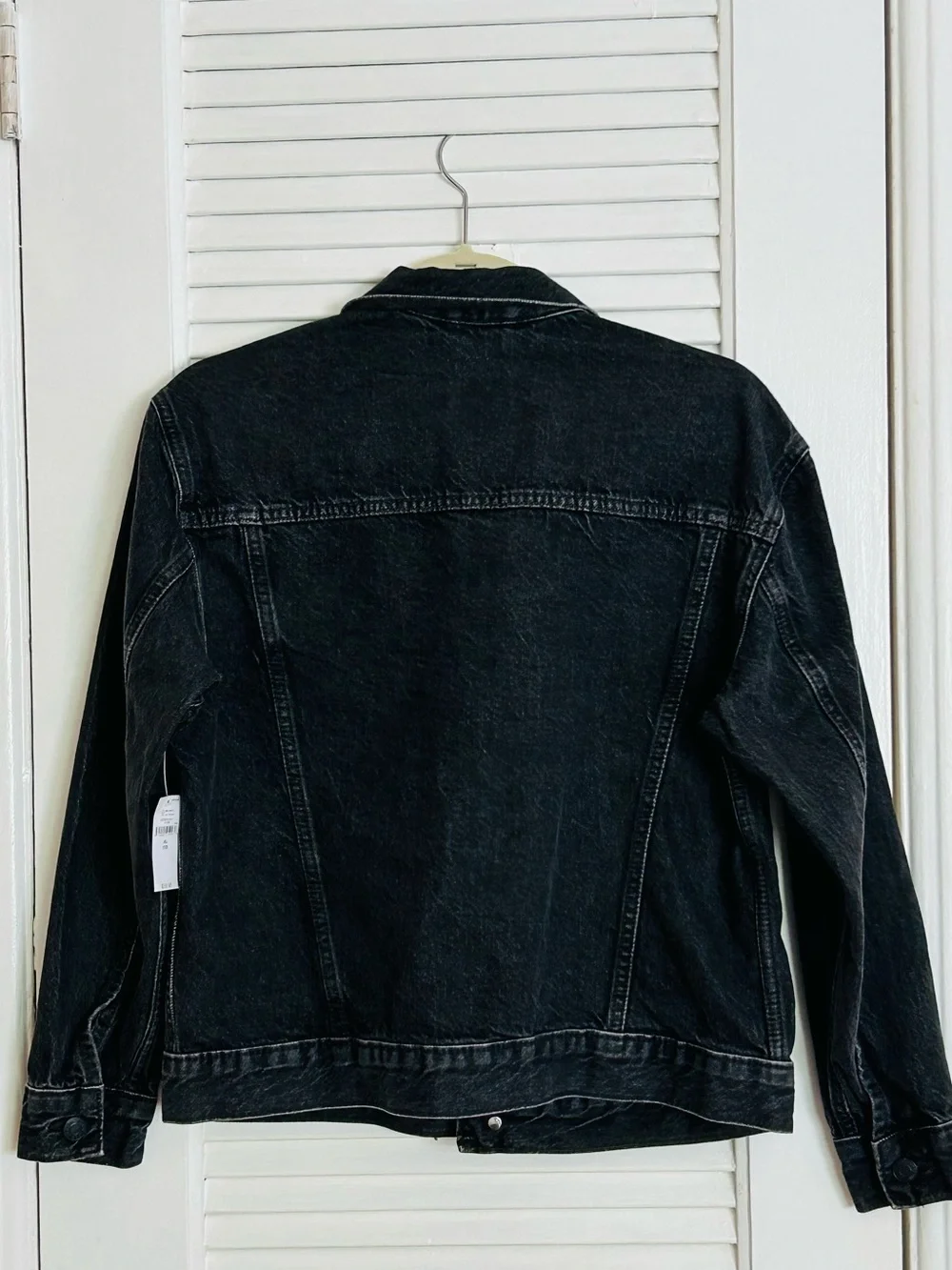 GAP Kids Black Denim Jacket Lightweight Shirt Jacket